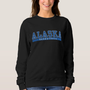 Sudadera deportes retro de baloncesto de estilo clásico azu
