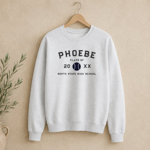 Sudadera Deportista de graduación deportiva con letra unive