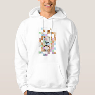Sudadera Depredador de leones Pixel Retro Lion Safari Regal
