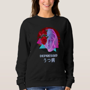 Sudadera Depresión de la onda del vaporo - Japonés