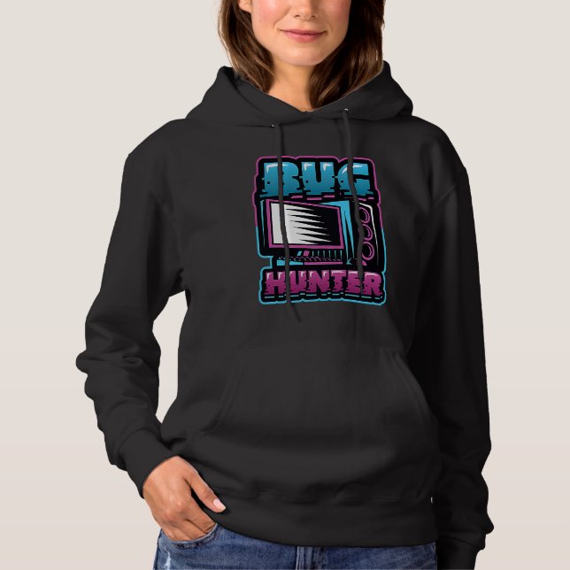 Sudadera Depurador de codificación de programadores de Bug  (Anverso)