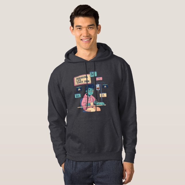 Sudadera Depurando la vida desde 2000 (Anverso completo)