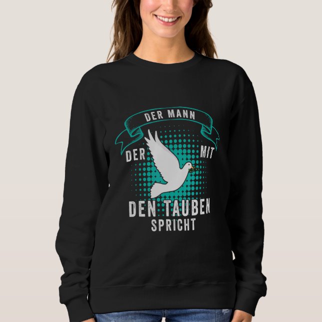 Sudadera Der Mann Der Mit Den Tauben Habla De Criadores De  (Anverso)