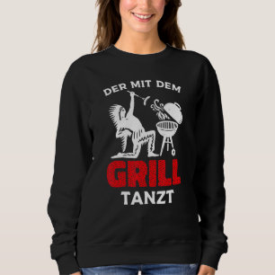 Sudadera Der Mit Dem Grilltanzt Grillchef Barbecue