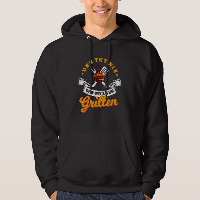 Sudadera Der Tut Nix Der Will Nur Griller Grill Professiona (Anverso)