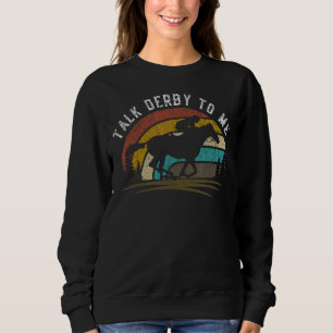 Sudadera Derby De Carreras Para Mujeres Charla De Vintage P