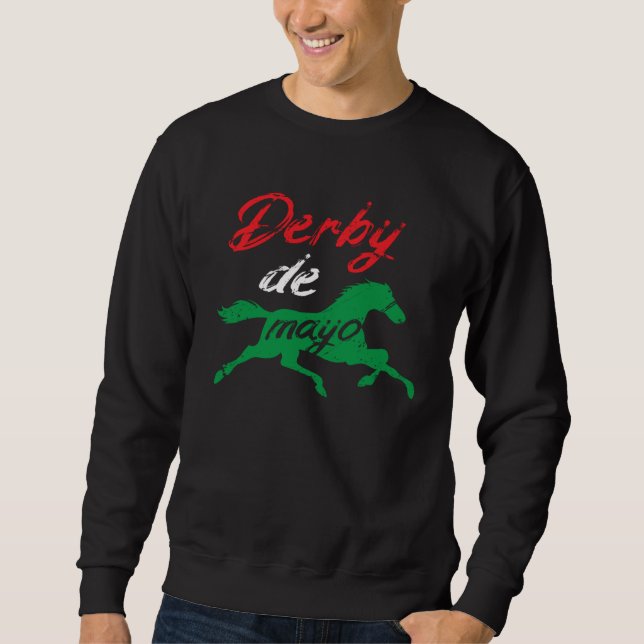 Sudadera Derby De Mayo Mexican Horse Racing Equestrian (Anverso)