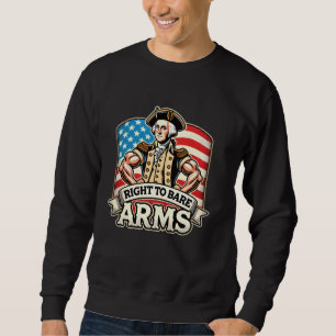 Sudadera Derecho a desnudarse George Washington 4 de julio