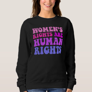 Sudadera Derechos de la Mujer Feminista Son Derechos Humano