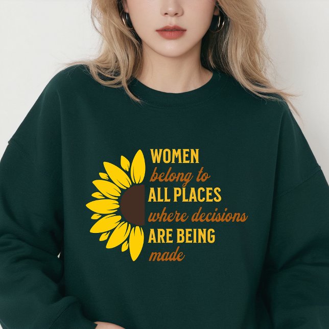 Sudadera Derechos de la Mujer Rgb Ginsburg Ruth Bader Sunfl (Subido por el creador)