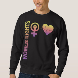 Sudadera Derechos de las mujeres feministas Empoderamiento