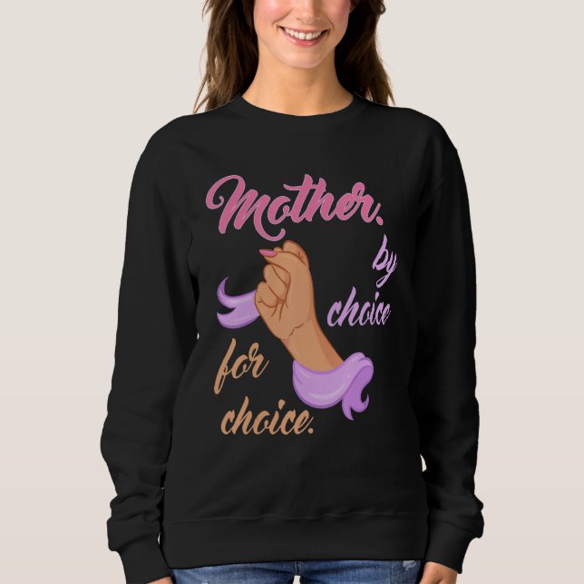Sudadera Derechos Feministas Madre Por Elección Por Elecció (Anverso)