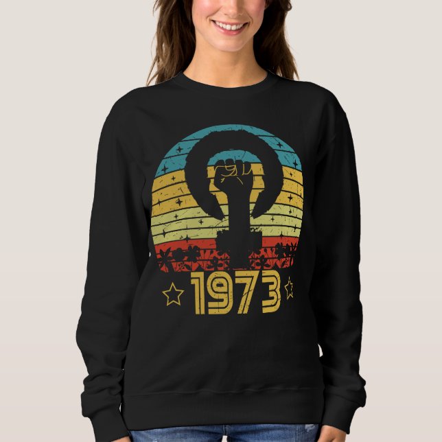 Sudadera Derechos Feministas Roe V Wade 1973 (Anverso)