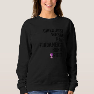 Sudadera Derechos Fundamentales de la Mujer A Favor de la E