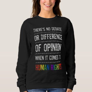 Sudadera Derechos humanos de los homosexuales no hay debate
