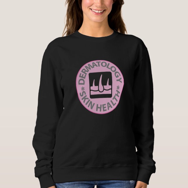 Sudadera Dermatología Salud cutánea (Anverso)