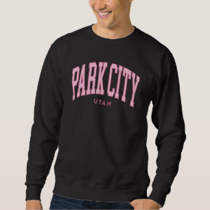 Sudadera Derrame de perril retro rosado de Utah