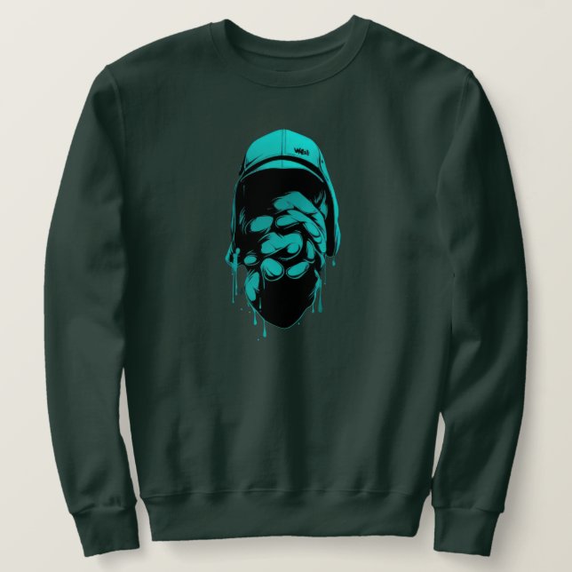 Sudadera Derrame tus correas hacia fuera (Anverso del diseño)