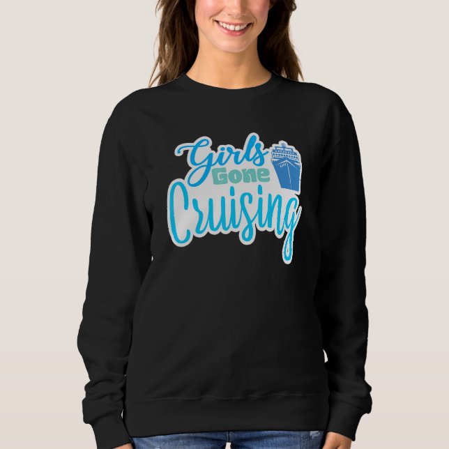 Sudadera Des de vacaciones de cruceros divertidos para chic (Anverso)