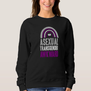 Sudadera Desagradable orgullo asexual transgénero asexual b