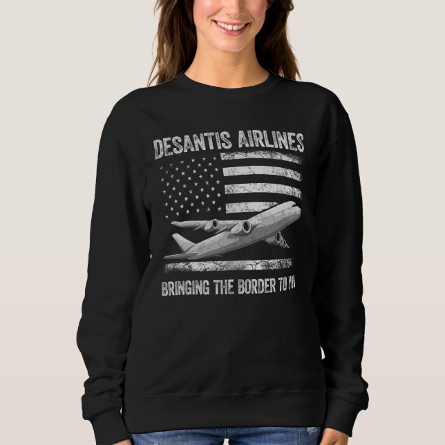 Sudadera DeSantis Airlines Regalos Funny DeSantis Airlines_ (Anverso)