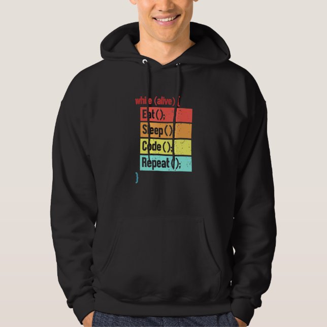 Sudadera Desarrollador de ingeniero de software de repetici (Anverso)