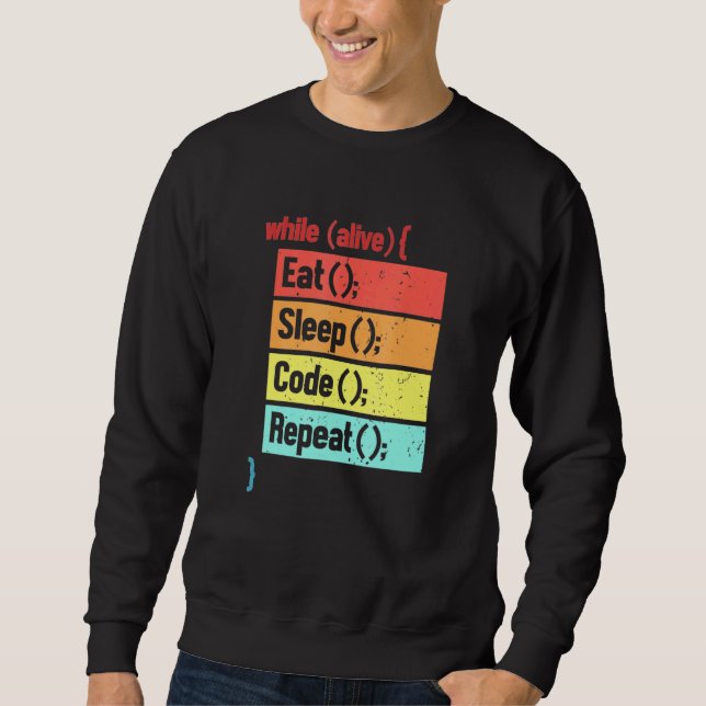 Sudadera Desarrollador de ingeniero de software de repetici (Anverso)