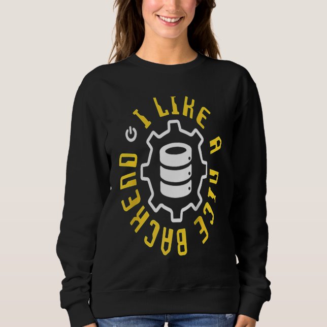 Sudadera Desarrollador de software de motor Ingeniero infor (Anverso)