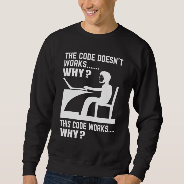Sudadera Desarrollador de software experto en programación  (Anverso)