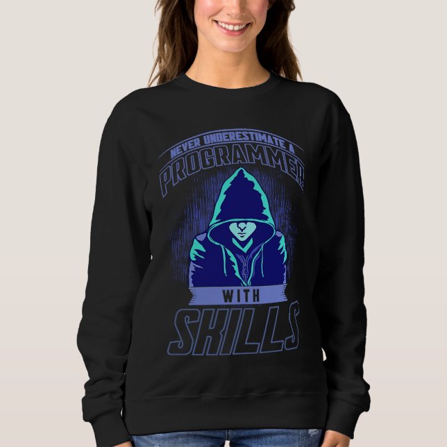 Sudadera Desarrollador de software programador friki de la  (Anverso)