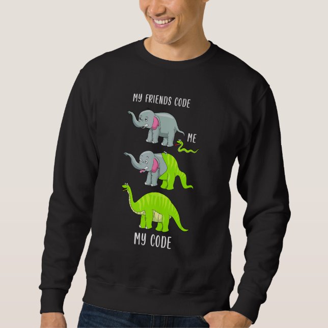 Sudadera Desarrollador Programador Informático Programador  (Anverso)