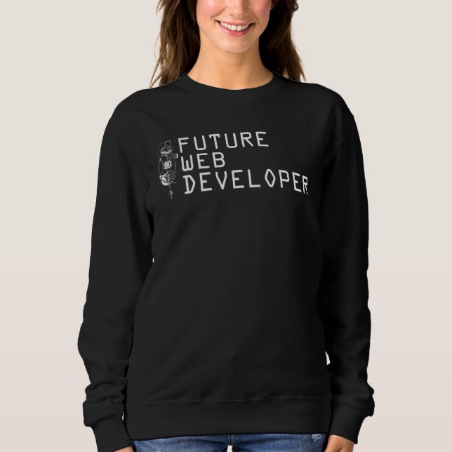 Sudadera Desarrollador Web Futuro Código Informática Progra (Anverso)