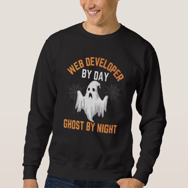 Sudadera Desarrollador Web Halloween Desarrollador Web De D (Anverso)