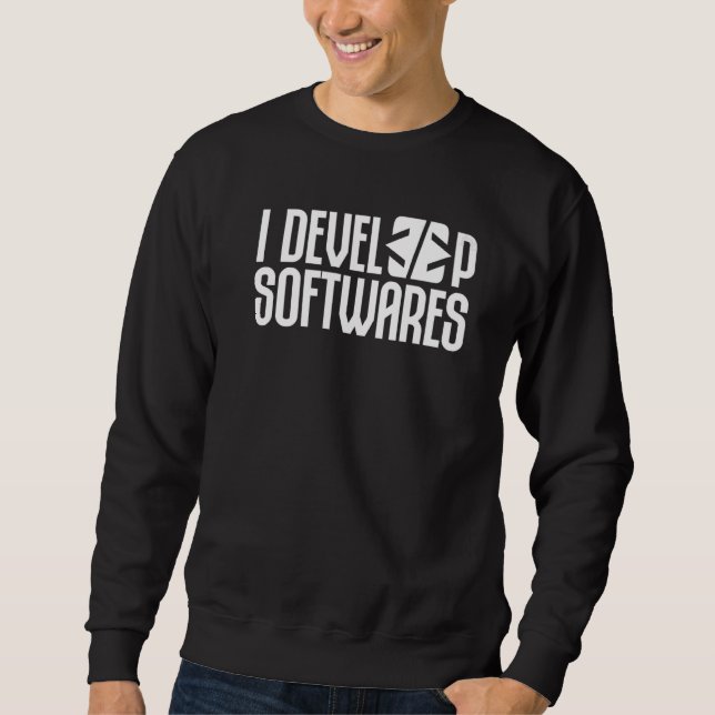 Sudadera Desarrollar programador de ingeniero de desarrollo (Anverso)