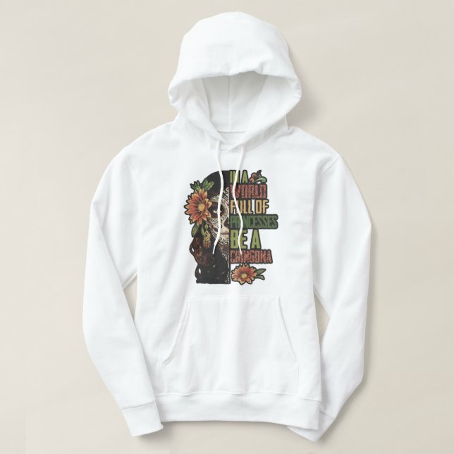 Sudadera Desata Tu Chingona Interior: Cro de Tatuaje Old Sc (Diseño del anverso)