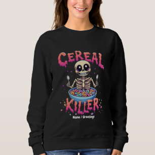 Sudadera Desayuno de asesinos de cereales Gracioso Cereal B