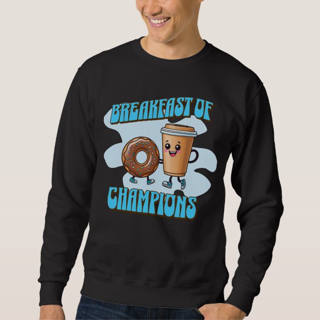 Sudadera Desayuno de Campeones (Anverso)