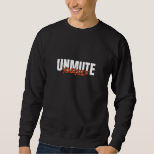Sudadera Desbloquea Tu Voz Tipografía Negrita Ropa Urbana