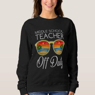 Sudadera Descanso de verano del último día de clase media