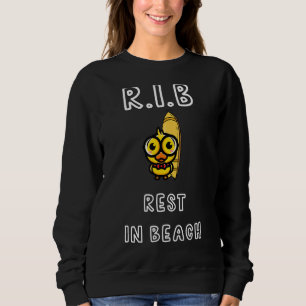 Sudadera Descanso En La Playa Frase Verano Chick Cudo