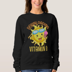 Sudadera Descargando Vitamina D Buscando Sol Verano
