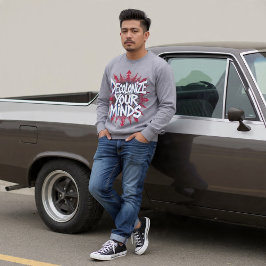 Sudadera Descoloniza Tus Mentes (Puntos)