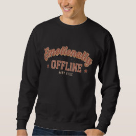 Sudadera Desconectado Emocionalmente – Minimalista Vintage