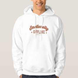 Sudadera Desconectado Emocionalmente – Minimalista Vintage