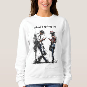 Sudadera Desconectados juntos, adición digital
