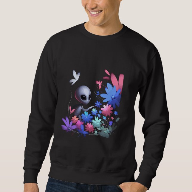 Sudadera Descubrimiento de jardines extranjeros - Vector na (Anverso)