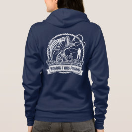 Sudadera Desearía Estar Pescando