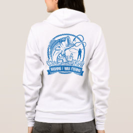 Sudadera Desearía Estar Pescando