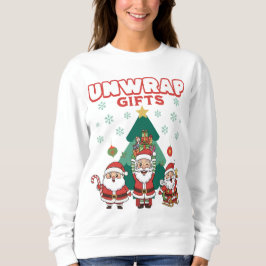 Sudadera Desenvolver regalos de Navidad