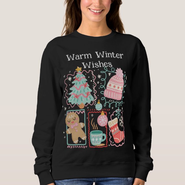 Sudadera Deseos Cálidos de Invierno (Anverso)
